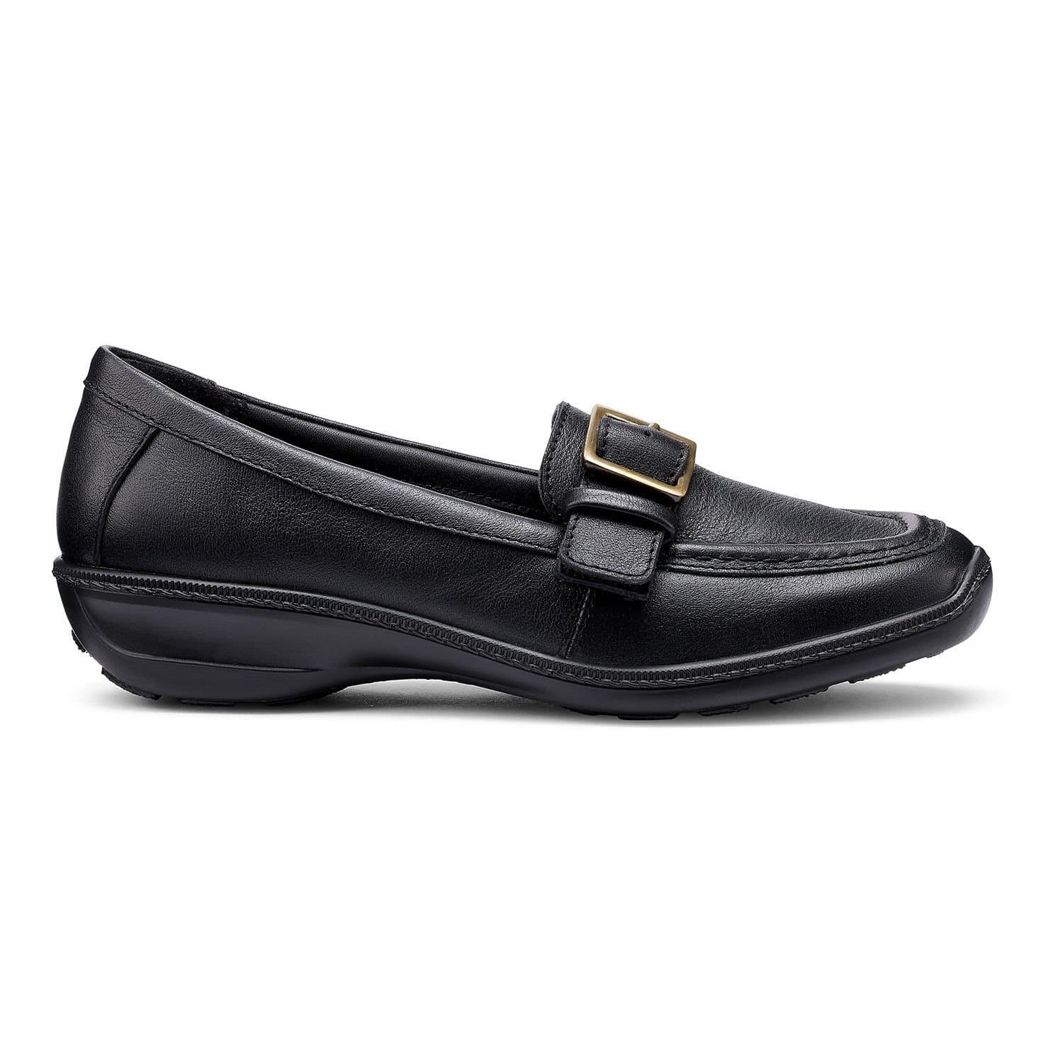 Hotter Hotter Women's Wide Fit 'Opal' Loafers in Black