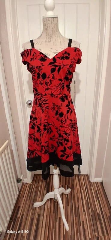 ROMAN 💥 £48.00 💥 BNWT 💥 Size 12 💥 Roman Midi Skater Dress 💥