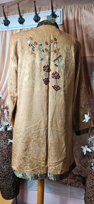 Indigo Moon Multi Embroidered Boho Gypsy Jacket