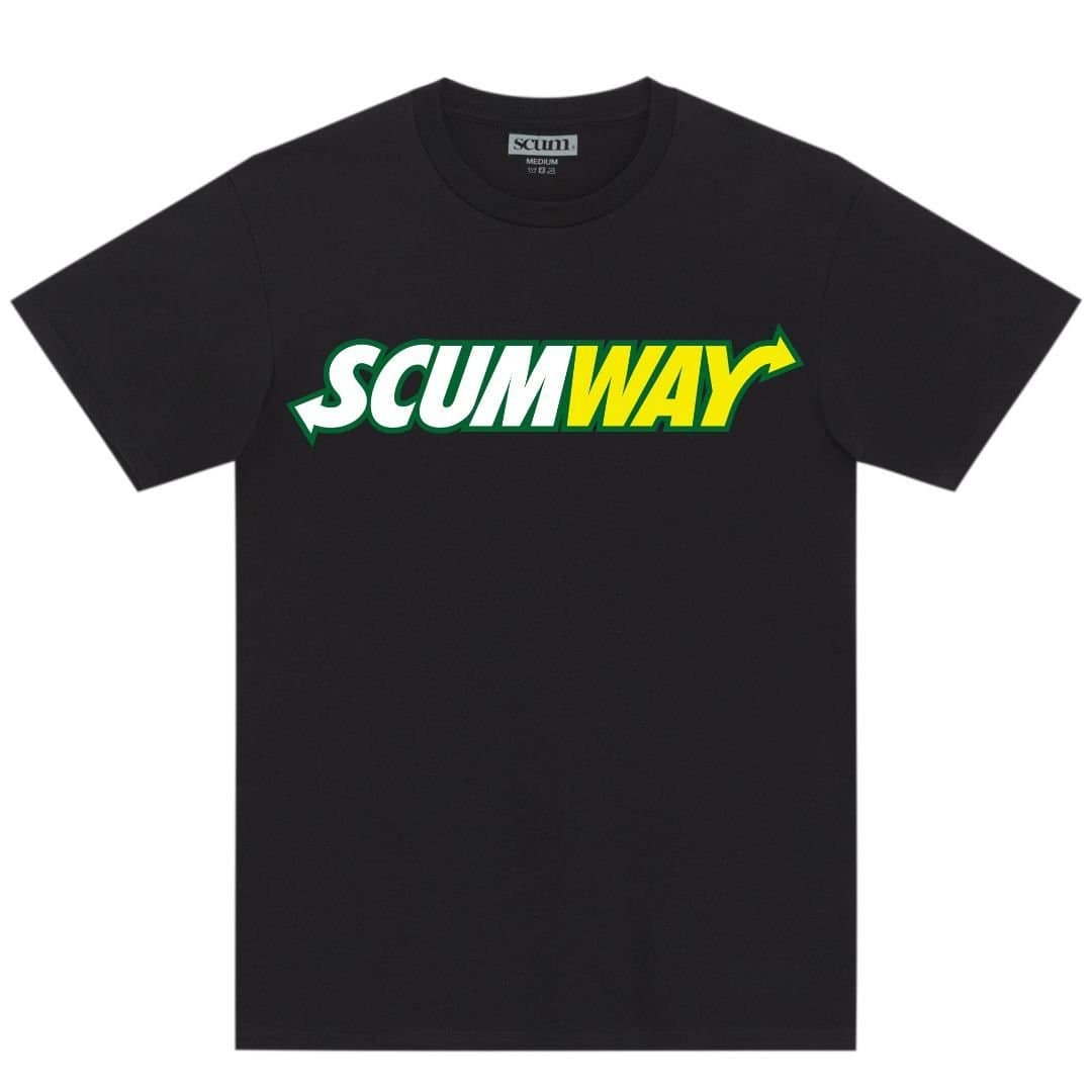 Scum Scum Men's way T-Shirt in Black