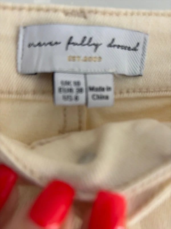 Never Fully Dressed Cream & Green Jeans