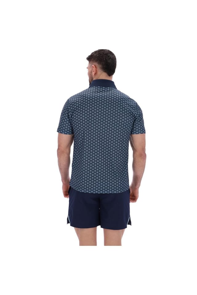 Ted Baker Ted Baker Men's Jayden Printed Tennis Polo Shirt in Navy - 2