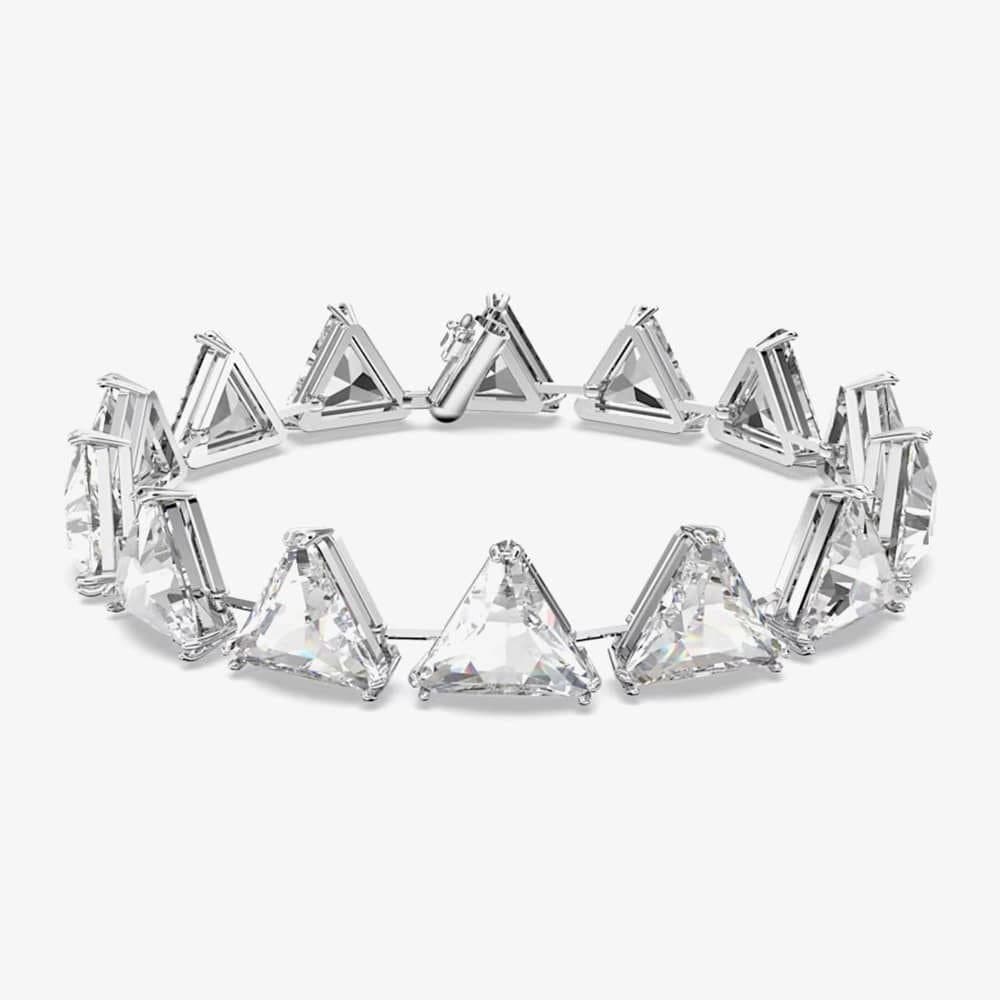 Swarovski Swarovski Women's Millenia Triangle Crystal Bracelet 5600864 in Silver