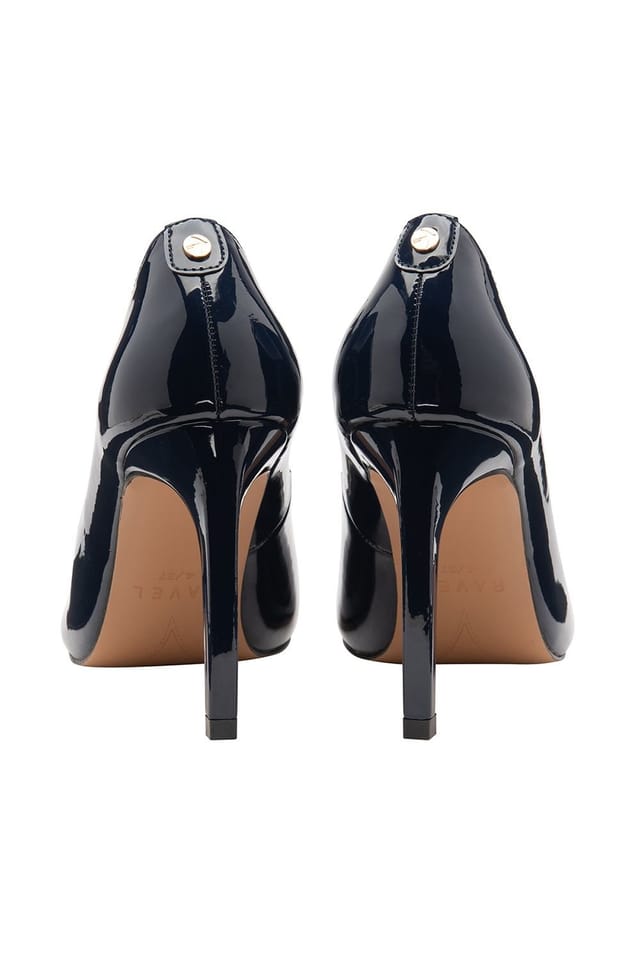 Ravel Ravel Women's 'Edson' Patent Court Shoes in Navy - 3