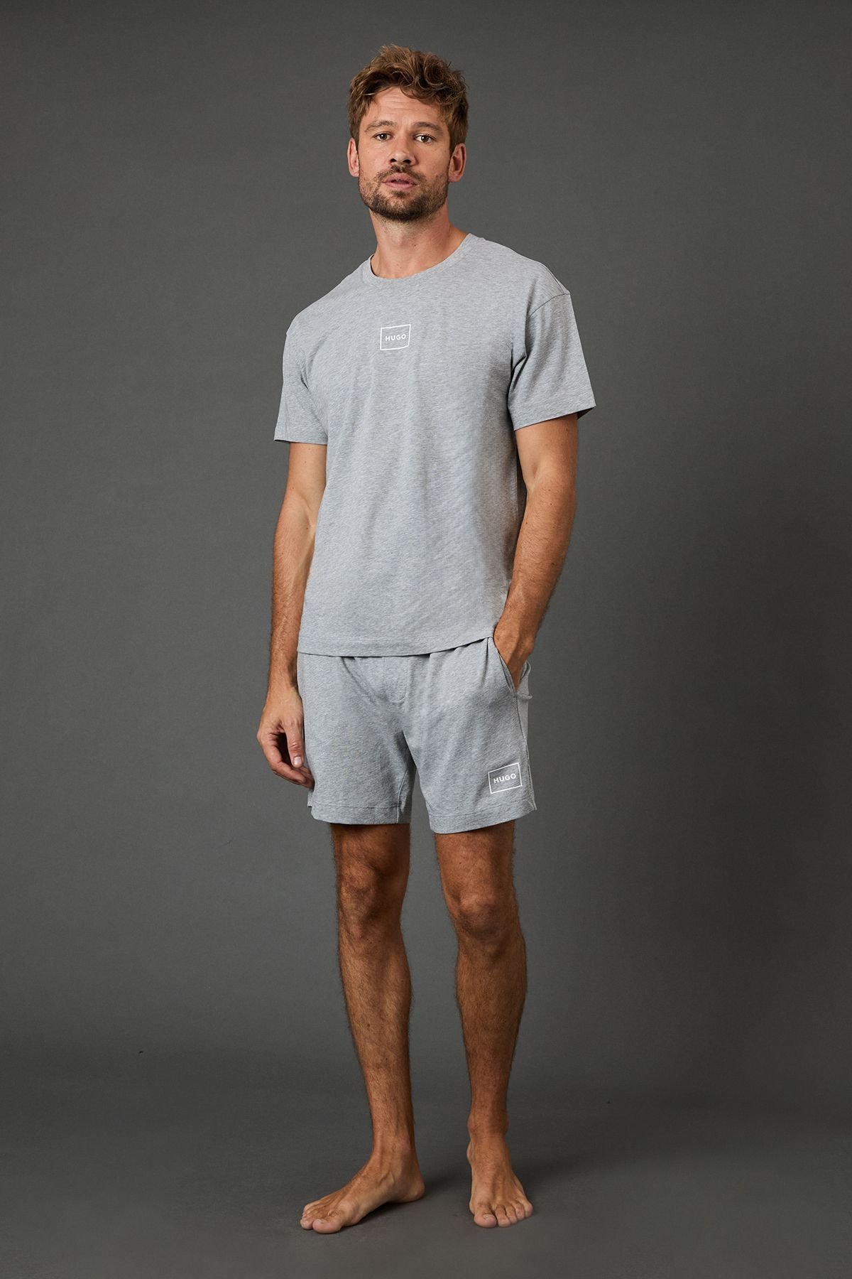 HUGO Hugo Men's Laze T-Shirt Grey - 4