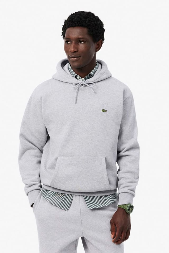 Lacoste Lacoste Men's Hoodie Silver Chine in Grey - 2