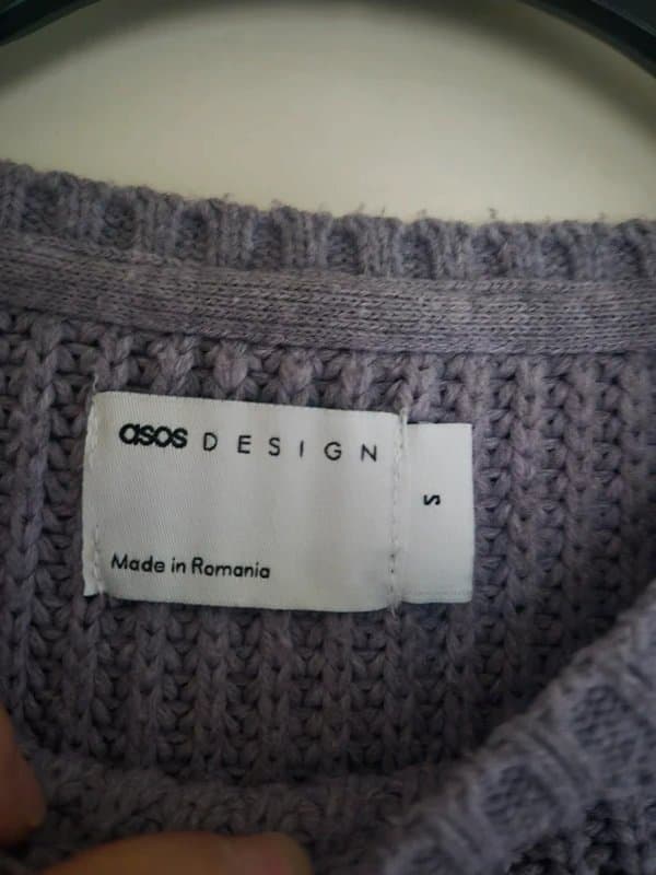 ASOS Design Asos Design womens lilac knitted jumper size small (please read description)