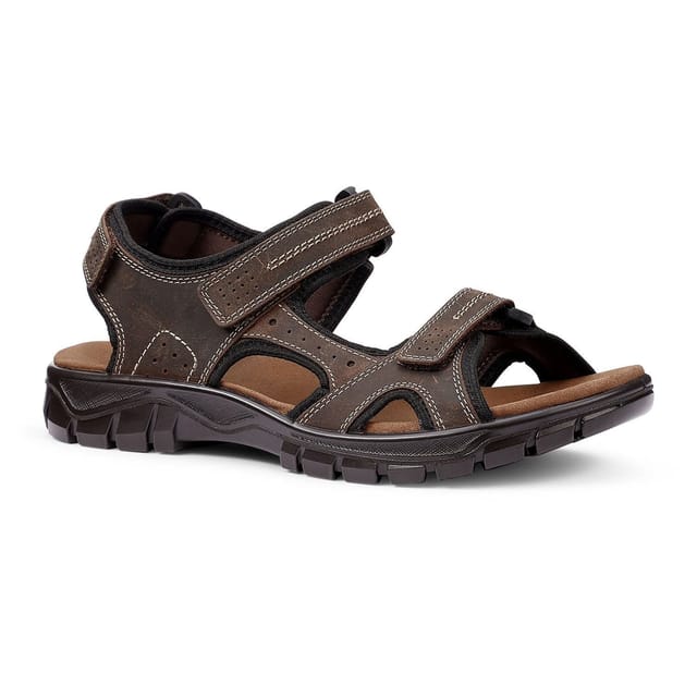 Hotter Hotter Men's 'Lorenzo' Sandals in Dark Brown - 2