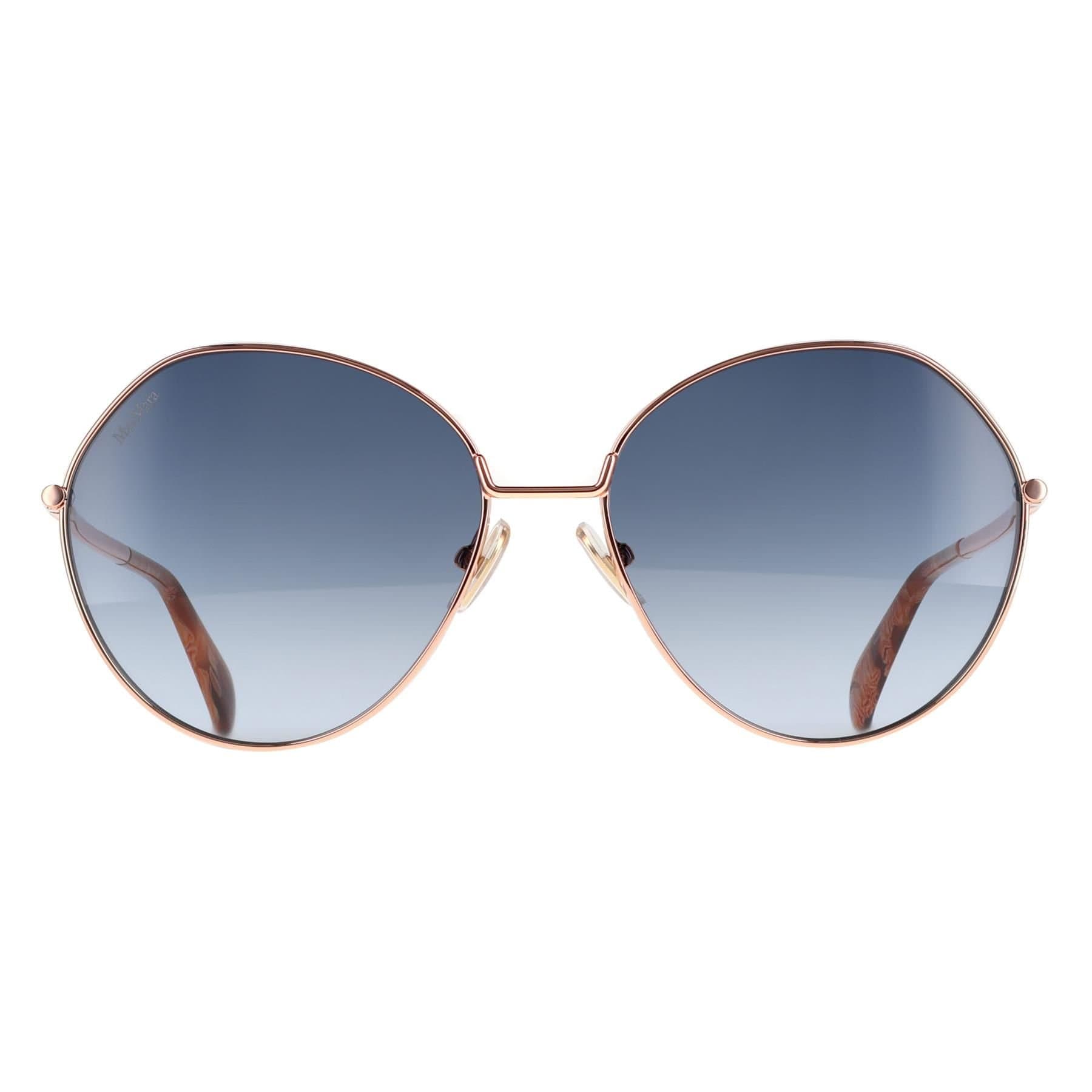 Max Mara Max Mara Women's Round Gold Blue Gradient MM0096