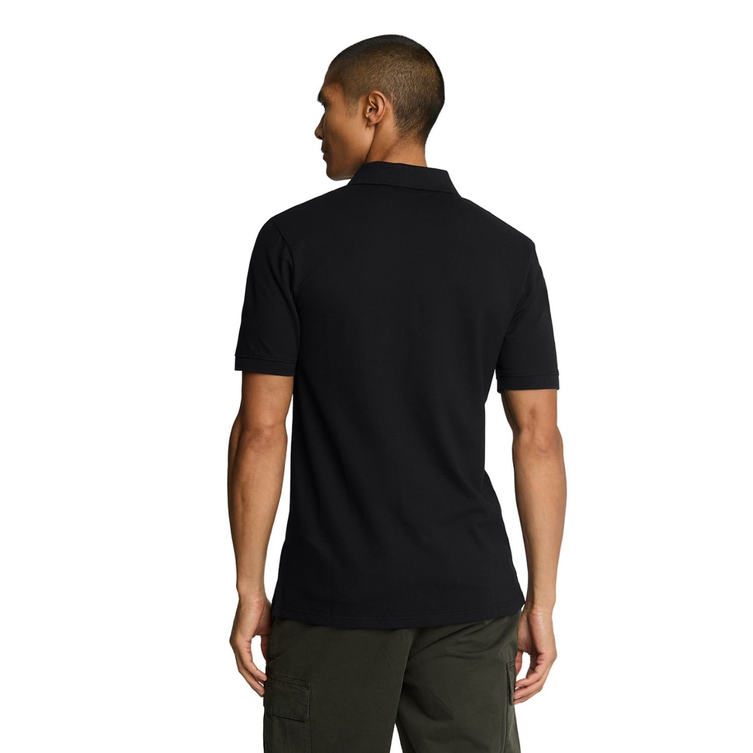 Lyle & Scott Lyle & Scott Men's Plain Polo Shirt in Black - 2