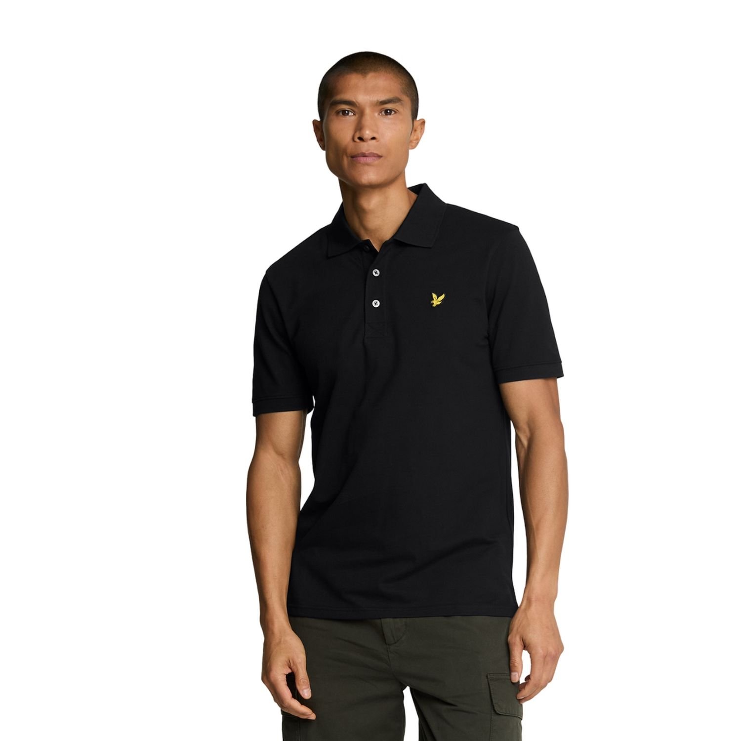 Lyle & Scott Lyle & Scott Men's Plain Polo Shirt in Black - 3