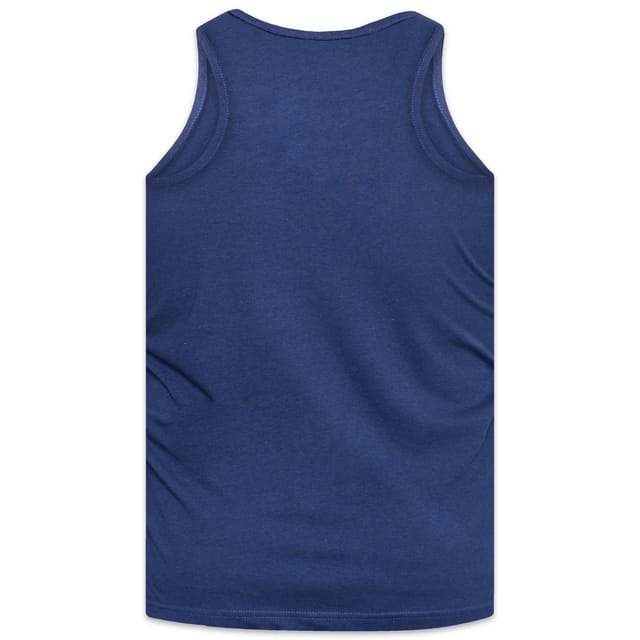 Duke Clothing Duke Clothing Men's D555 Fabio Kingsize Tank Top in Navy - 3