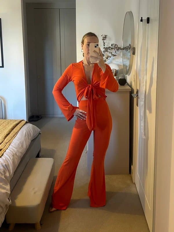 Never Fully Dressed Never Fully Dressed Coral Jumpsuit – Size 8 – New With Tags