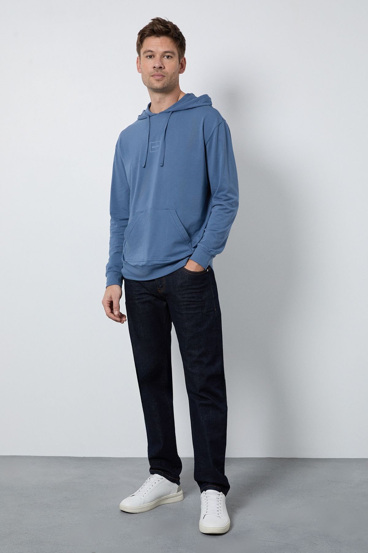 HUGO Hugo Men's Laze Hoodie Blue - 4