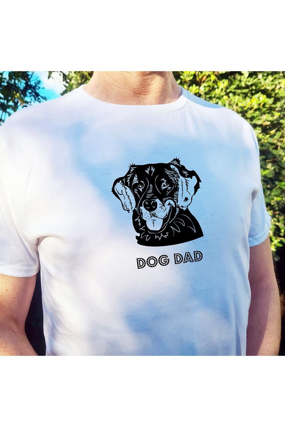 Afewhometruths White Golden Retriever Dog Dad T-Shirt