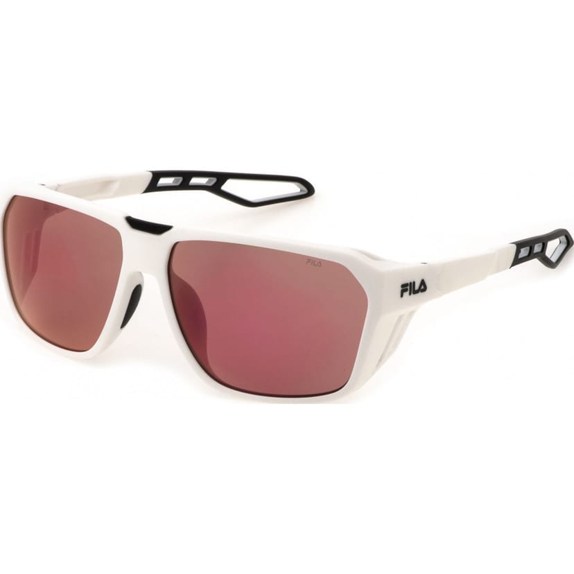 Fila FILA Men's SFI722-635WWA Square/Rectangle Sunglasses in White - 1
