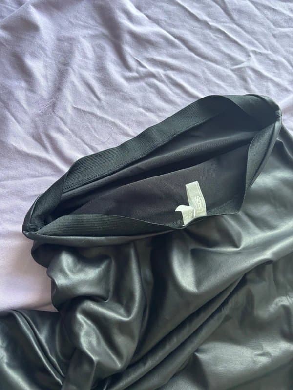 ASOS Black faux leather skirt