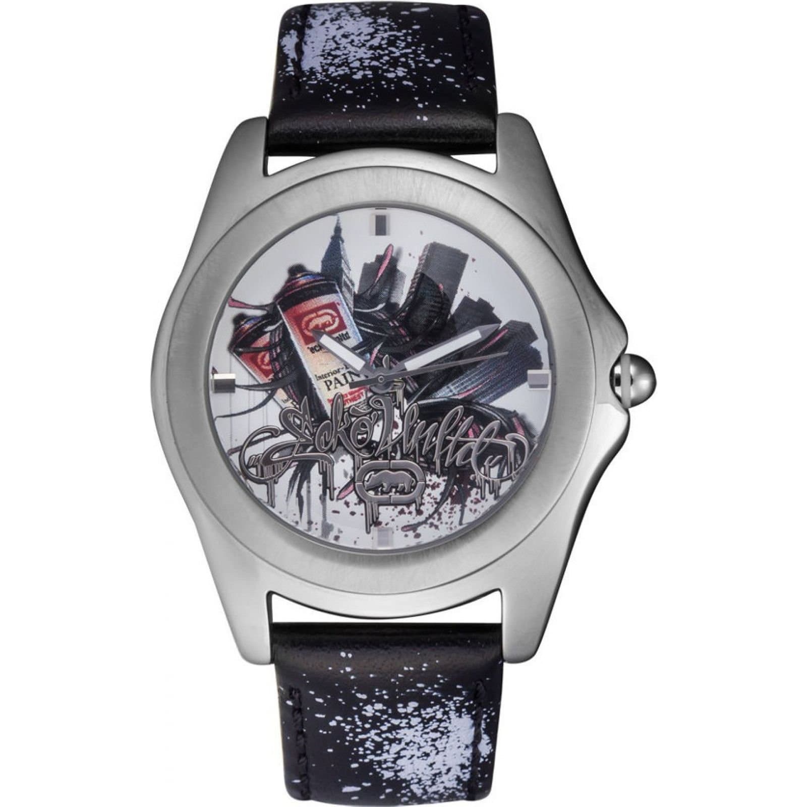Marc Ecko Marc Ecko Men's E07502G3 45mm Quartz Watch in Black
