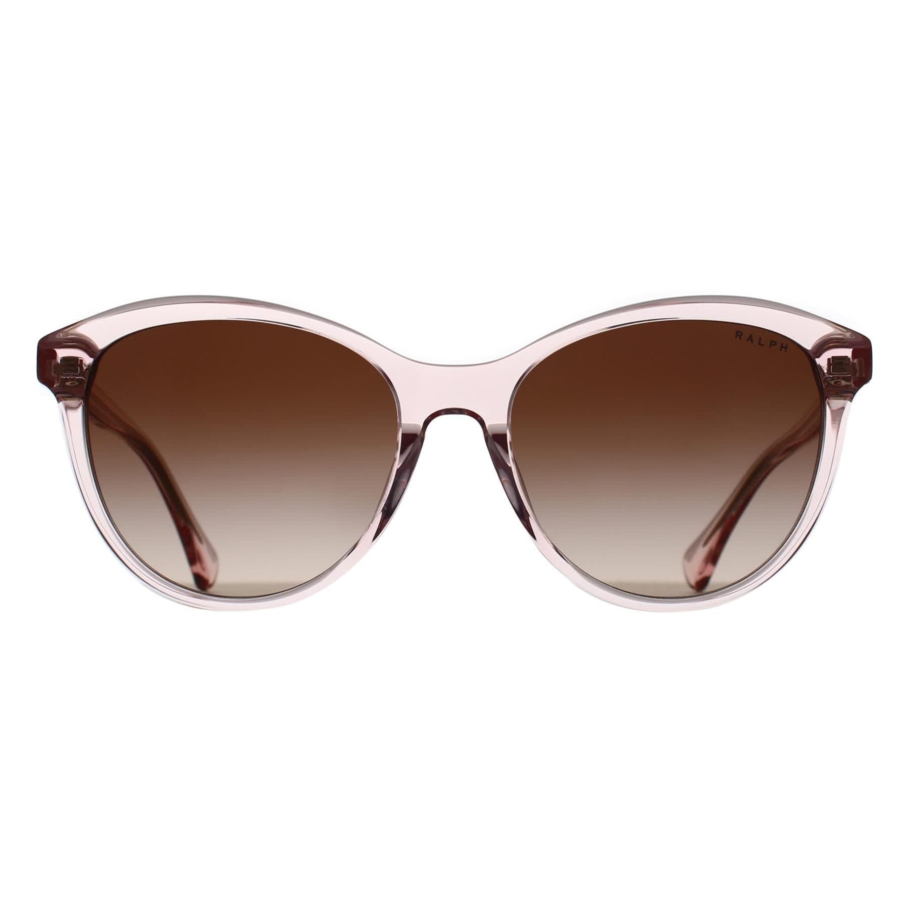 Ralph by Ralph Lauren Ralph by Ralph Lauren Women's Round Shiny Transparent Pink Gradient Brown RA5336U