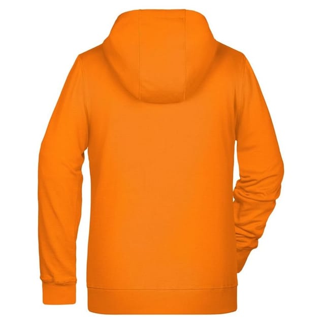 James and Nicholson James and Nicholson Women's Full Zip Hoodie in Orange - 2