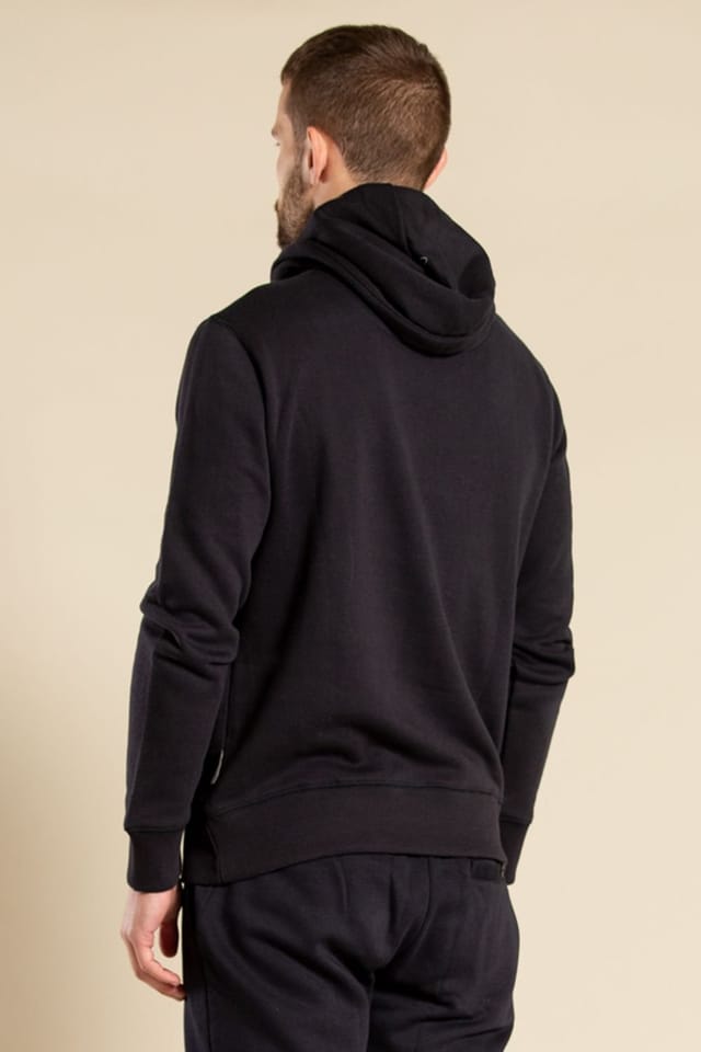 French Connection French Connection Men's Cotton Blend Hoody in Navy - 2