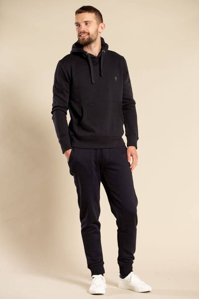 French Connection French Connection Men's Cotton Blend Hoody in Navy - 3