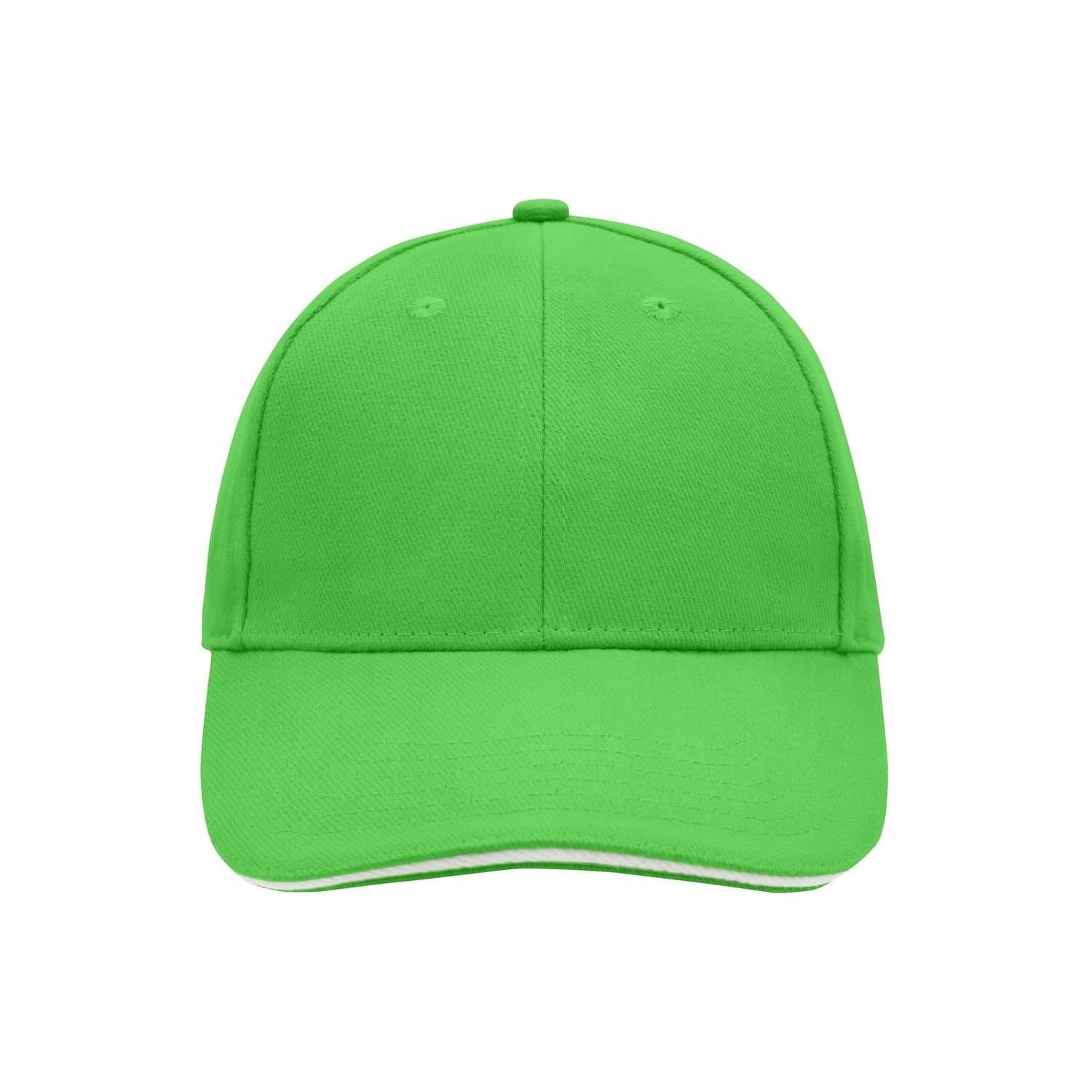 Myrtle Beach Myrtle Beach Men's 6 Panel Sandwich Peak Baseball Cap in Green