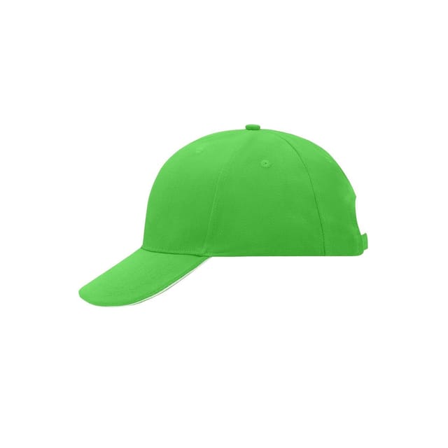 Myrtle Beach Myrtle Beach Men's 6 Panel Sandwich Peak Baseball Cap in Green - 3