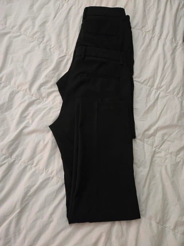 Kenneth Cole 2 Kenneth Cole Slim Fit Black Dress Pants Size 31 x 30