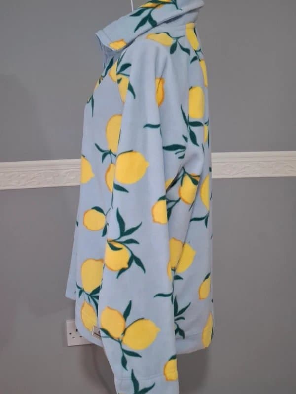 Craghoppers Craghoppers Lemon Print Fleece - Blue - UK 12 - unworn/ tags attached