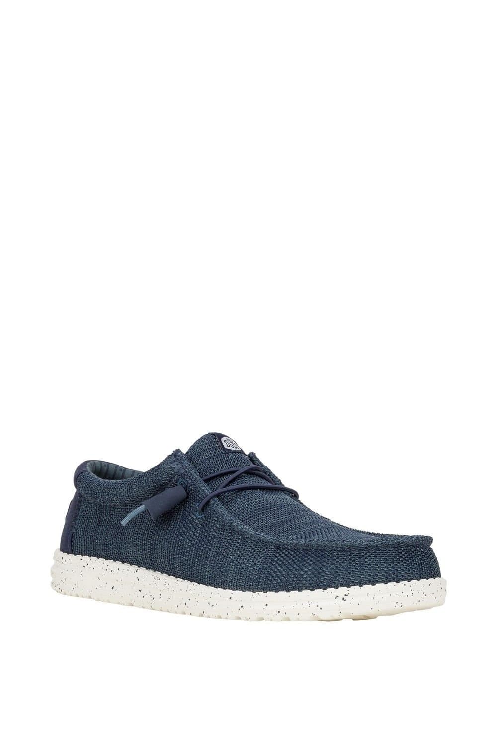 Hey Dude Hey Dude Men's Wally Stretch Sox Slip on Shoe in Navy