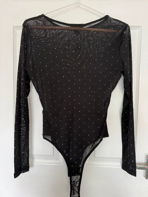 Never Fully Dressed Never Fully Dressed Sheer Bodysuit