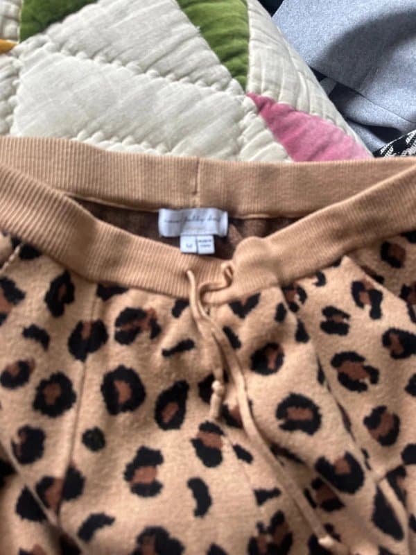 Never Fully Dressed Never fully dressed leopard knitted tracksuit coord