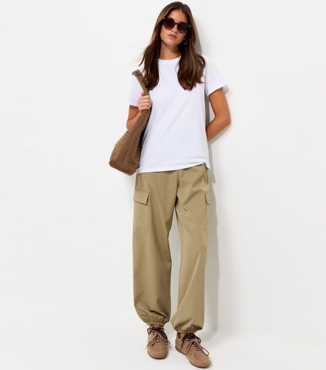 New Look Women's White Cotton Pack Of 2 Relaxed T-Shirts New Look - 2
