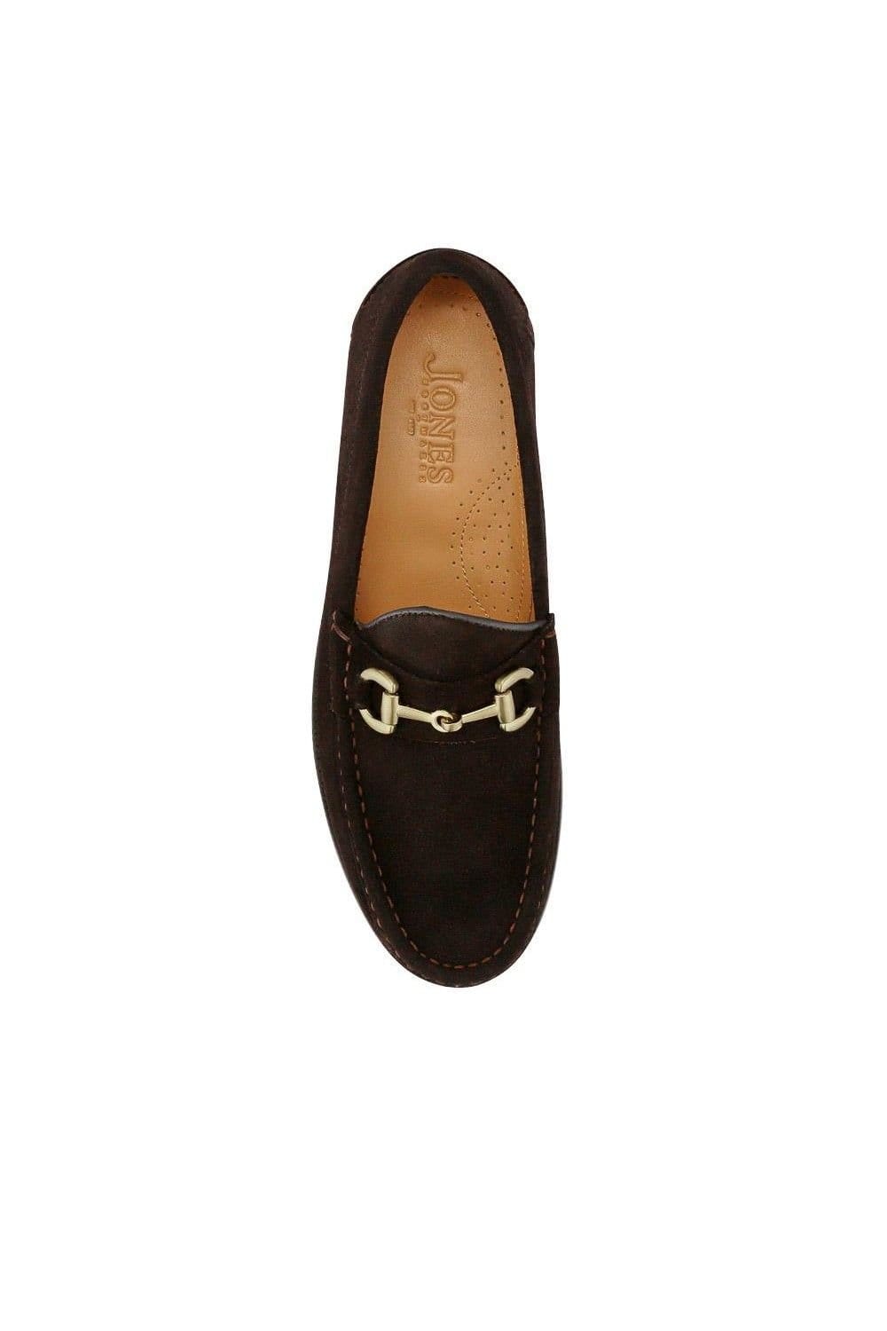 Jones Bootmaker Jones Bootmaker Men's Roan Leather Slip-On Shoes in Dark Brown - 4