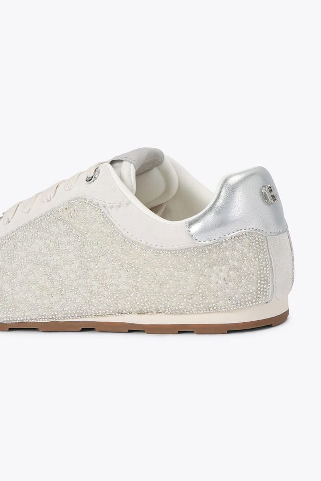 Carvela Carvela Women's 'Tivoli Jewel Sneaker' Trainers in White - 3