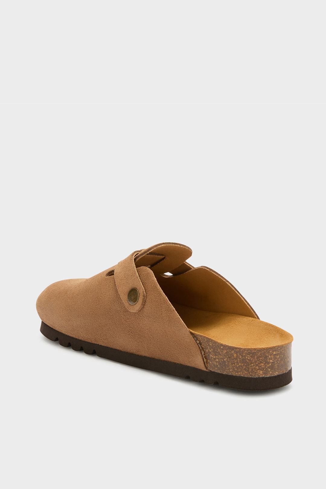 Scholl Scholl Women's Fae Suede Clog Taupe - 4