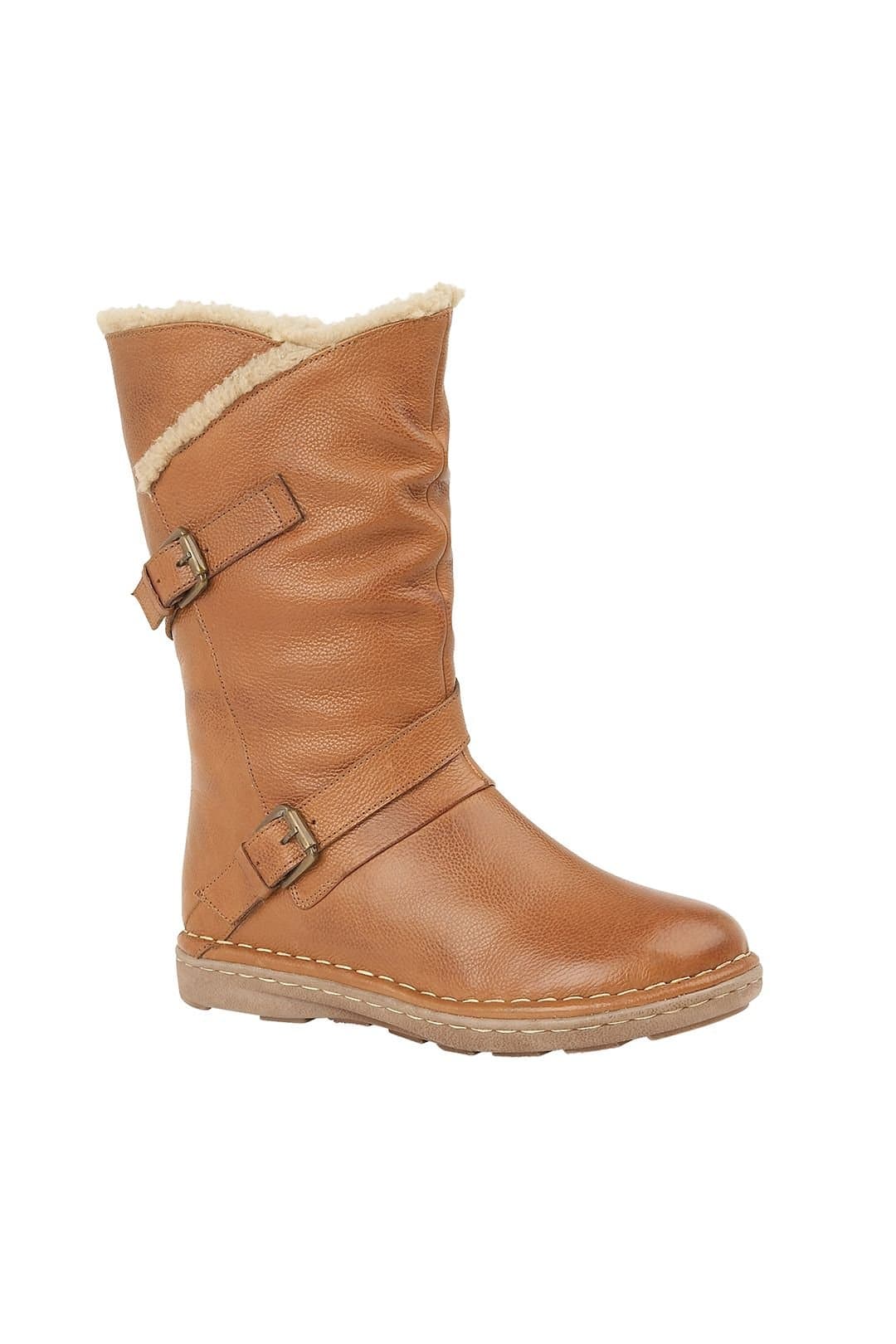 Lotus Lotus Women's Tan Leather 'Jolanda II' Mid-Calf Boots