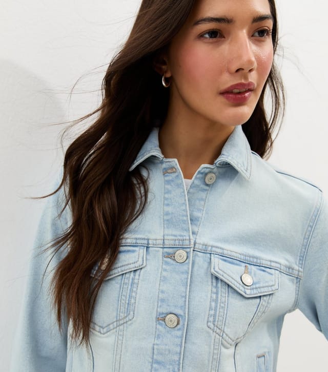New Look Women's Light Blue Denim Jacket New Look - 2