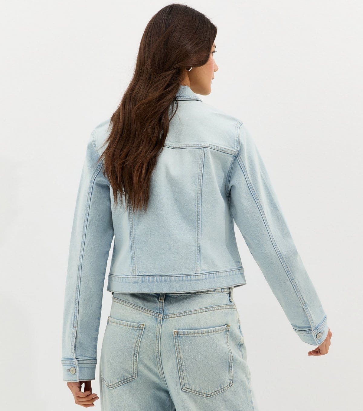 New Look Women's Light Blue Denim Jacket New Look - 4