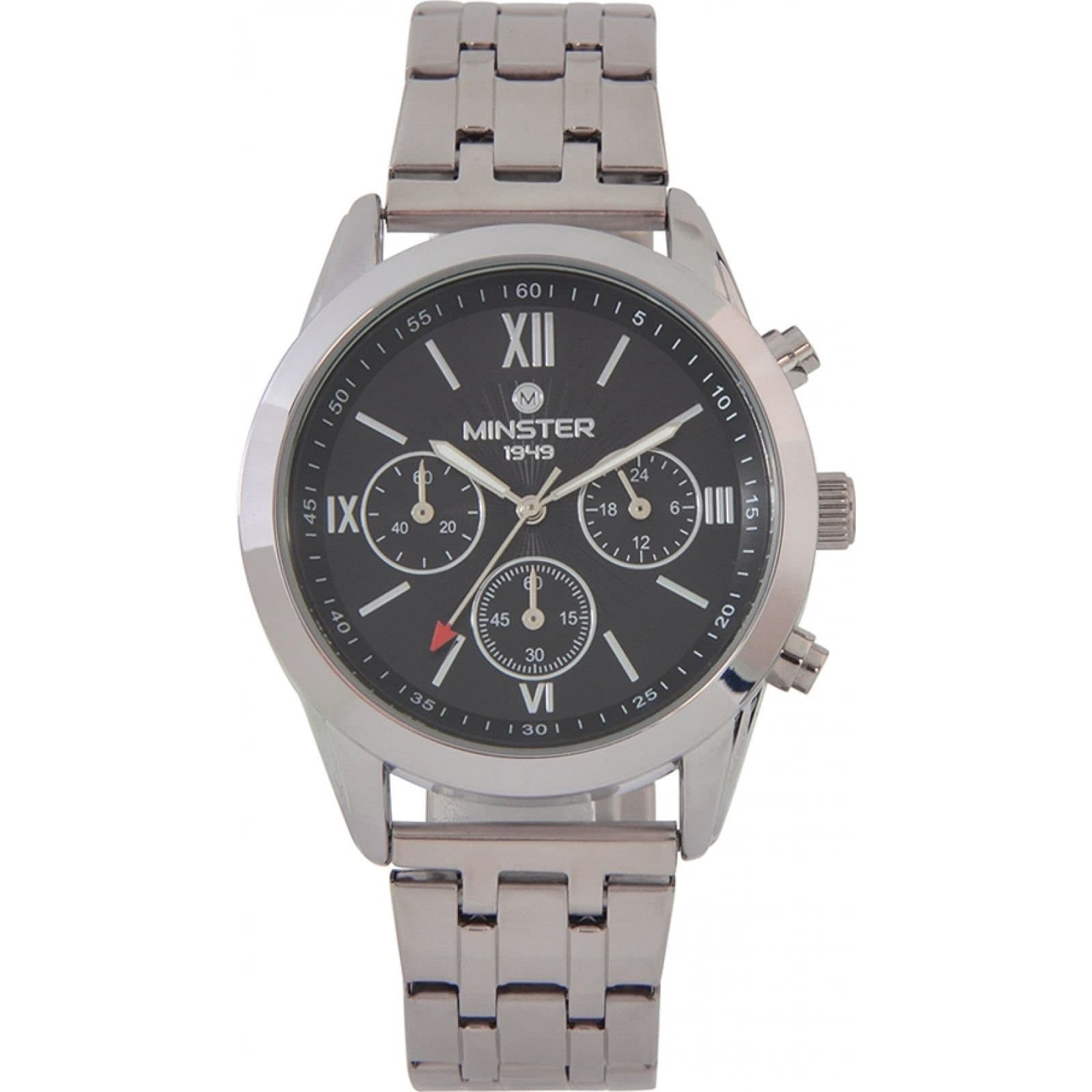 Minster Minster Men's MN13204 40mm Quartz Watch in Silver