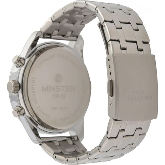 Minster Minster Men's MN13204 40mm Quartz Watch in Silver - 3