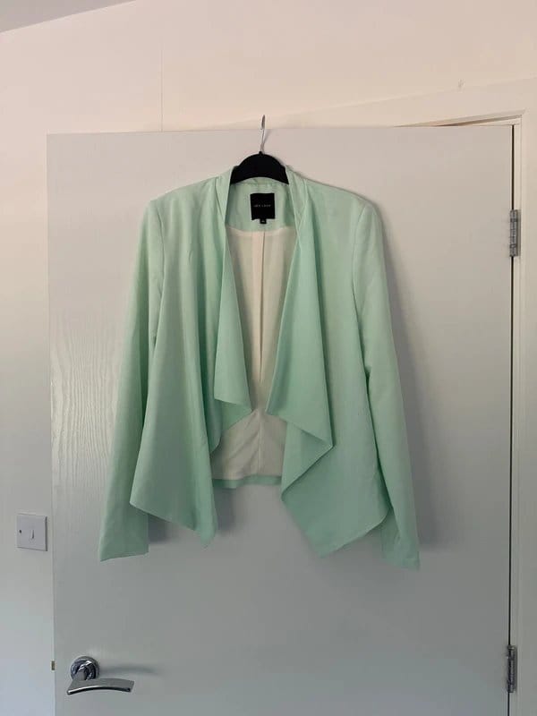 New Look Mint Green Waterfall Blazer