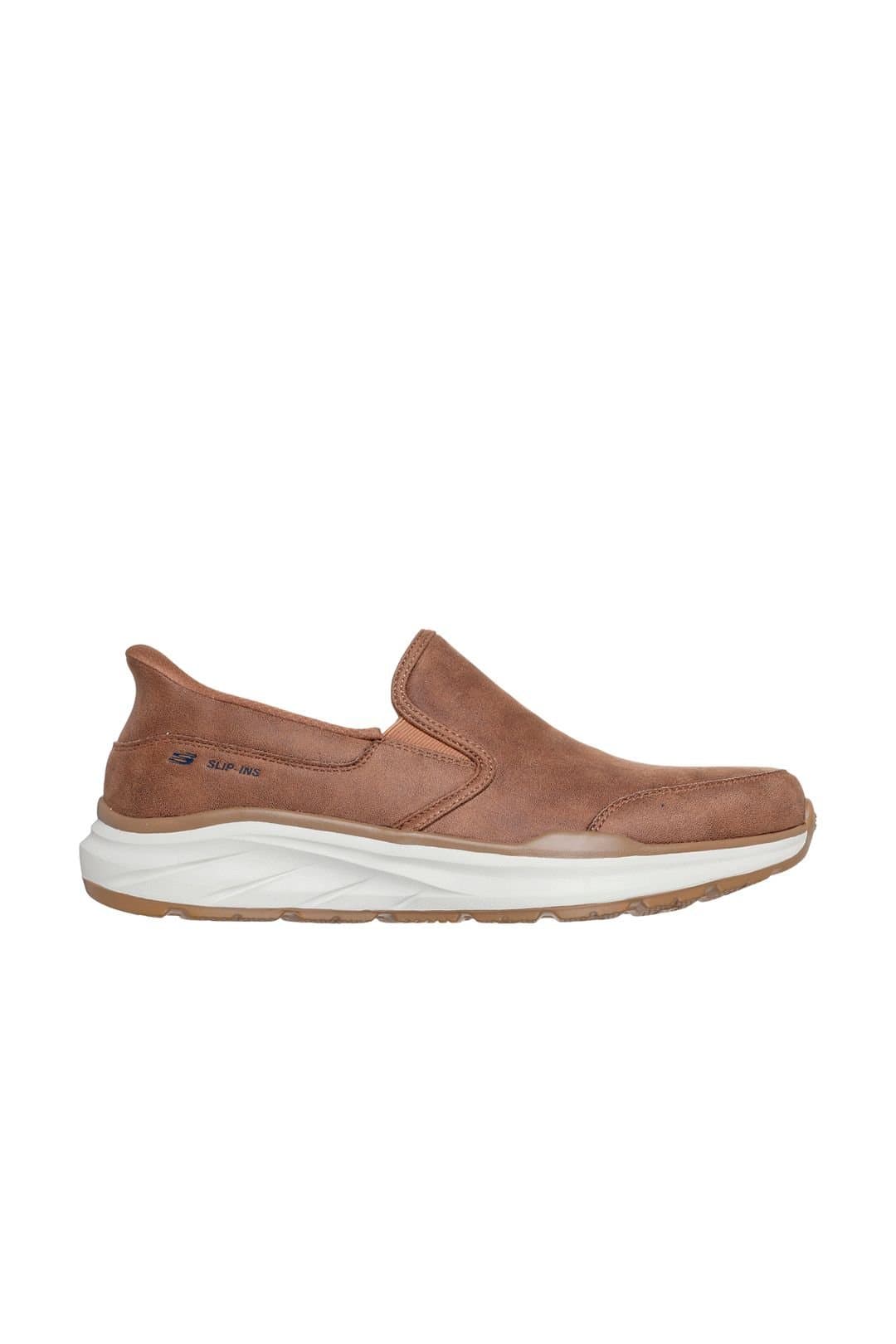Skechers Skechers Men's Equalizer 6.0 Relaxed Fit Twin-Gore Slip-Ins Shoes Brown in Chestnut