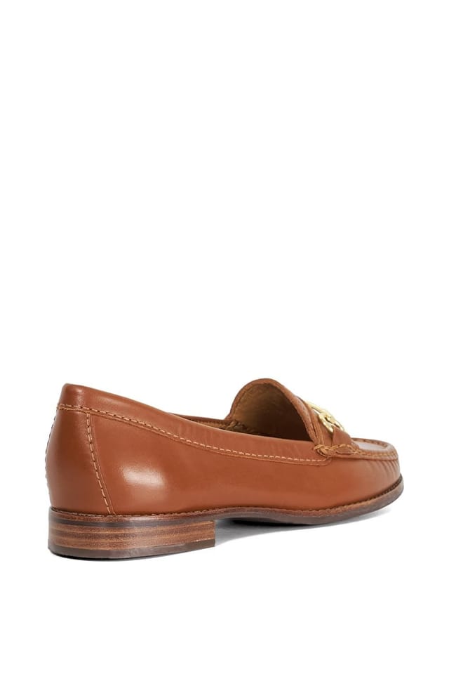 Dune London Dune London Women's Wide Fit 'Glenny' Leather Loafers in Brown - 3