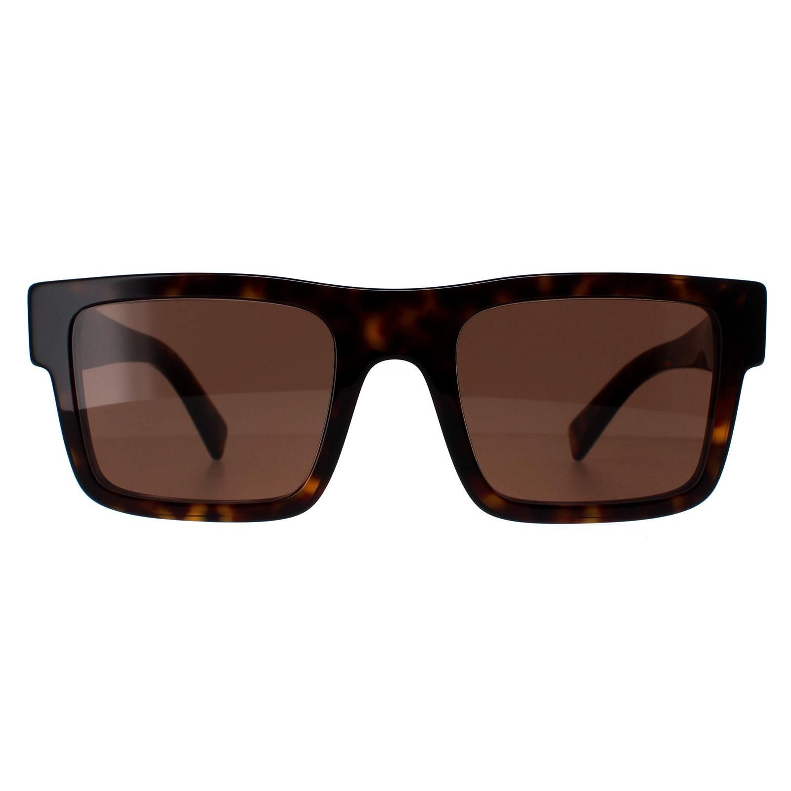 Prada Prada Men's Rectangle Tortoise Dark Brown PR19WS - 1