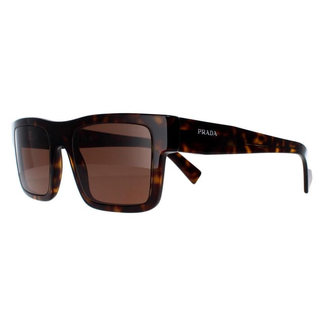 Prada Prada Men's Rectangle Tortoise Dark Brown PR19WS - 2