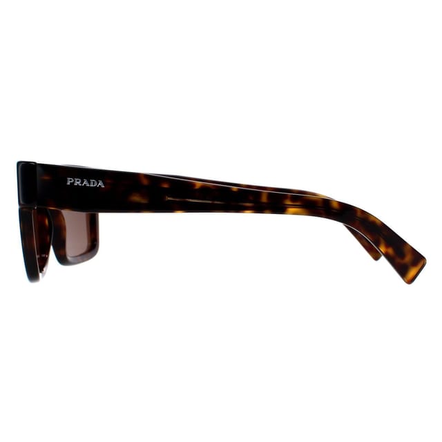 Prada Prada Men's Rectangle Tortoise Dark Brown PR19WS - 3