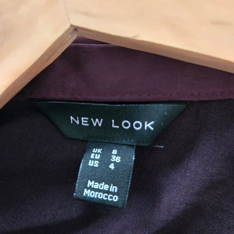 New Look Beautiful Burgundy Blouse