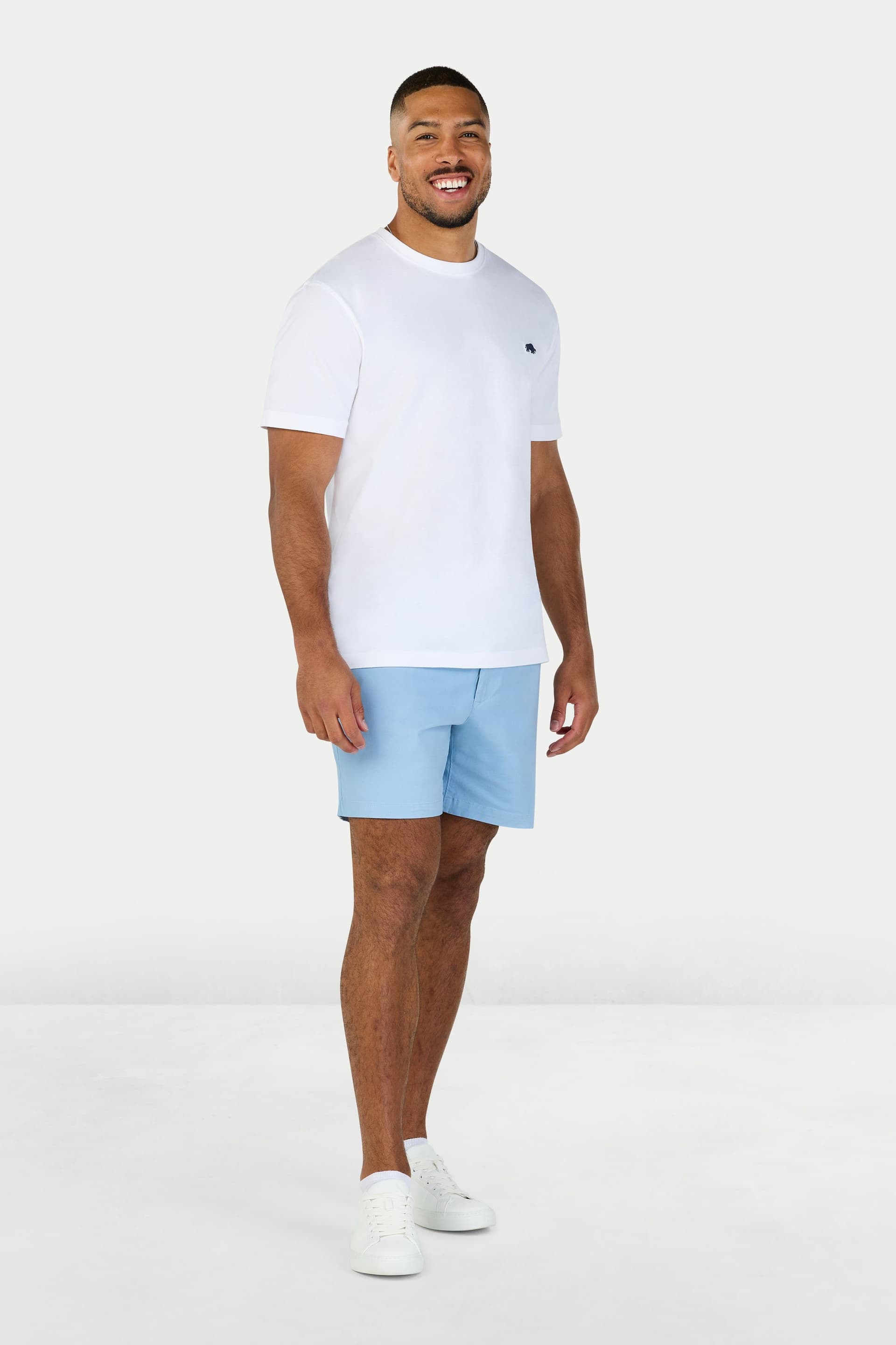raging bull Raging Bull Men's Stretch Chino Short in Light Blue